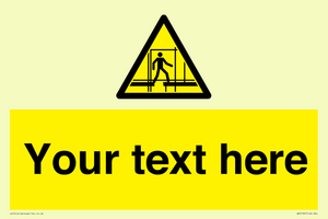 Custom Scaffold Incomplete Sign